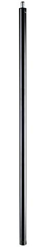 K&M Verlängerungsrohr 50 cm für Mikrofonstativ, Schwarz, Stahl, Basic, 3/8 Gewinde, 50 cm Höhe