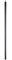 K&M Verlängerungsrohr 50 cm für Mikrofonstativ, Schwarz, Stahl, Basic, 3/8 Gewinde, 50 cm Höhe