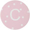 G Decor 5 Colour Polka dots Mug Coaster (C, Pink)