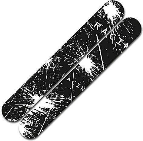 Finest Folia Fahrrad Kettenstreben Schutz Aufkleber Folie Lackschutz R160 (09 Racing Weiß)