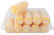 10x Farbklecks24 Flockwalze 11cm beid. rund, Lackierwalze
