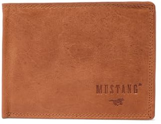 MUSTANG Udine Leather Wallet Side Opening Cognac