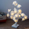 FGYZYP 24 Led Rose Flower Tree Lamp, Adjustable Rose Table Lamp USB/Battery Powered, Rose Desk Night Light for Girl Women Teen Gift Home Party Festival Wedding Bedroom Valentines Day Xmas Decor