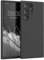 kwmobile Cover per Samsung Galaxy S22 Ultra Custodia - Back Case per Smartphone in Silicone TPU - Protezione Gommata - nero matt