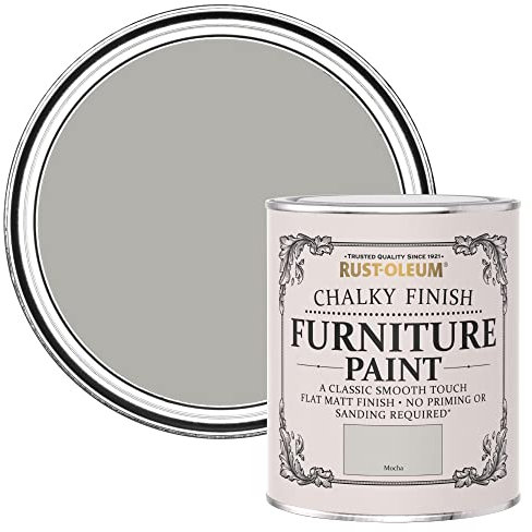 Rust-Oleum Grey Upcycled Furniture Paint in Chalky Finish - Mocha 750ml