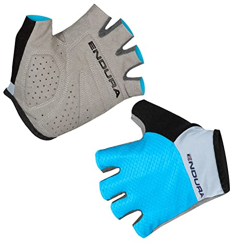 Endura Herren Xtract Lite Rennradhandschuh | Gel-Polsterung | Silikonprofil | Ultra-Leicht Handschuhe, Leuchtend Blau, S