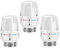 XJYMCOM 3PCS Thermostatic Radiator Head Smart Radiator Valve Replacement Head Heating System Temperature Control Valves Automatic Standard Radiator Valves Replacement for Home Office