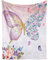 Schmetterling Geschenke für Kinder Mädchen Geburtstag - 100x130 cm Flauschig Rosa Lila Blume Decke Weich Plüsch Kuscheldecke Wohndecke für Baby Kleinkind Sofa Couch Deko
