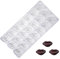 YXHZVON 1 PCSTransparent DIY Schokoladenformen, Pralinenform Backform Backzubehör aus Polycarbonat, Wiederverwendbare Lippen Süßigkeitenform für Hochzeits oder Geburtstagskuchen DIY
