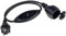ChiliTec Pilota Casa Interrupteur sans fil IP44 pour prise intermédiaire extérieure 230 V Prise de courant avec contact de protection Portée jusqu'à 30 m Prise télécommandée avec câble de 1,5 m
