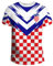 2022 Qatar Football World Cup T-Shirt Short Sleeve Crew Neck 3D Print National Flag Fan Shirt Sport Casual Breathable Jerseys Football Shirts for Men and Women, 1#, L