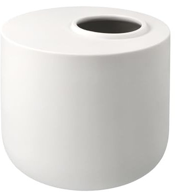 Goebel Vase Asmin aus Biskuit-Porzellan und Kaiser Porzellan, Größe: 16x16x16 cm, 14-005-60-1, Weiß