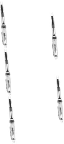 STOBOK 5stücke Füllfederhalter Transparent Für Kalligrafie Tragbare Füllfederhalter Mit Tintenabsorber Für Schule Und Büro
