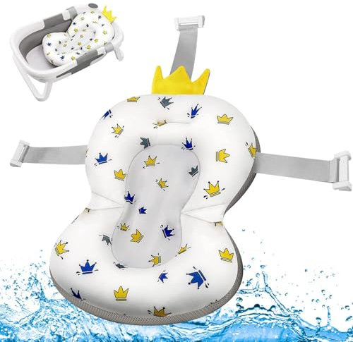 Cojín de baño para bañera de bebé, cojín de baño para bebé, cojín de baño para bebé, almohadilla para bañera de bebé, alfombrilla para bañera para recién nacidos