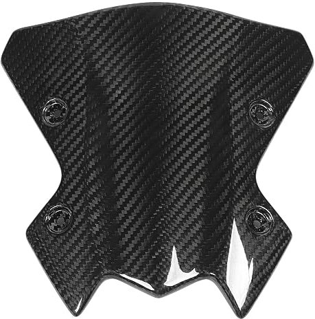 Parabrezza in Fibra di Carbonio Yctze per Moto Compatibile con Z900 2020-2023, Migliora Visibilità e Protezione Pioggia e Polvere