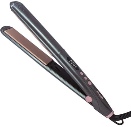 Jocca - Plancha de Pelo Digital| Placas Cerámicas| Pantalla LED| Tecnología Iónica| Cable giratorio 360°