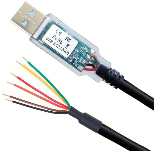 Xiusiyt Câble adaptateur USB vers RS232 WE RS232-WE-1800-BT - 1,8 m