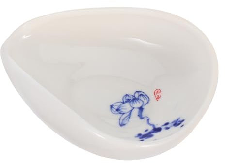 Amosfun Professional Coffee Bean Measuring Spoon Ceramic Bean Tray Espresso Dosing Cup Tea Tools