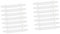 Gatuida 2sets Bed Sheet Anti-slip Fastening Buckle Mattress Bedding Bed Linens Bunk Bed Accessories White Cloth 16pcs*2