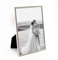 pf+a REAL GLASS 8x6 Silver Plated Picture Frame - Silver Thin Frame For 8x6 Photo