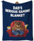 YUAOEUR Dad Blanket Dad Birthday Gifts Flannel Throw Blanket 40x50 Inch