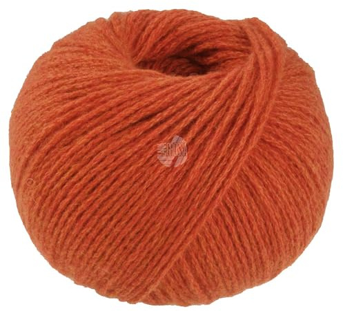 LANA GROSSA Cashmere Pure | Klassisch verzwirntes reines Kaschmirgarn | Handstrickgarn aus 100% Kaschmir | 25g Wolle zum Stricken & Häkeln | 115m Garn FB 25
