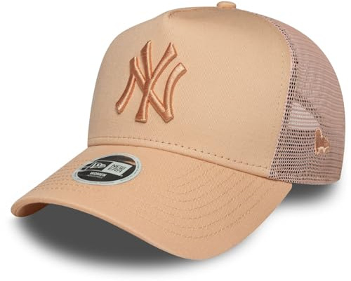 New Era Damen A-Frame Trucker Cap New York Yankees beige