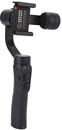 Keenso 3-Axis Handheld Ballhead Phone Stabilizer with Smart Anti-shake Function for IOS Smartphone, Panoramic Mode, for, Suitable for Mobile Phones Under 6.0 Inches, Black