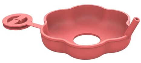 Support pour Glace,Manchons En Silicone Sécuritaires Attrape-Gouttes - Porte-Glace Avec Paille - Pour Garçons et Filles Jours d'Été Chauds Desserts Yaourt Maison Congélateur Voyage Extérieur