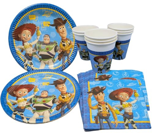Toy Story 5 Party Tableware Set for 8 Guests (36pc) | All-in-One Convenience Bundle