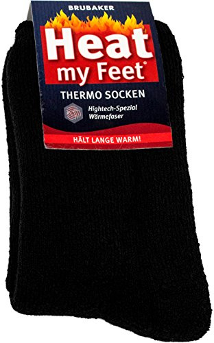 BRUBAKER 2 Paar Heat my Feet Thermo Socken