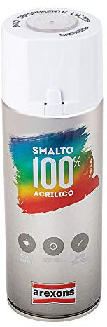 AREXONS | Smalto 100% Acrilico Smalto spray Trasparente Opaco 400 ml Vernice Spray Universale, Smalto Acrilico Resine di Alta Qualità, Essiccazione Rapida, Bomboletta Spray, Uso Facile, Senza Ammoniaca