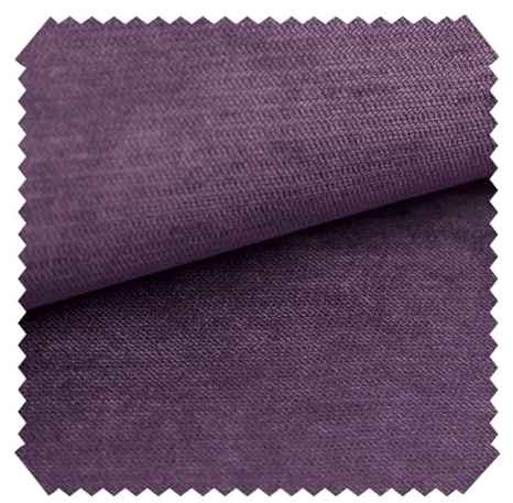 novely® ORMONT - Samtiger Chenille-Stoff - Robuster Möbelstoff - Polsterstoff in 18 Farben - Pflegeleichte Meterware 1lfm | Farbe: 11 Lila