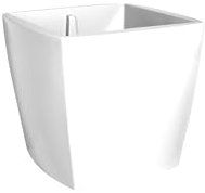 Degardo Trevia 900 Q, Design-Pflanzgefäß, Blumentopf (weiß RAL 9003)