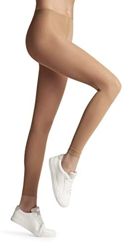 FALKE Matt Deluxe 30 DEN W Le Transparents Unis Leggings, Effet Peau Powder 4069, S Femme