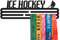 United Medals Ice Hockey Medaillenhalter Eishockey für 30 Medaillen Aufbewahrung - Hockeyspieler Geschenk - Medal Holder Hanger Display Rack - Schwarz