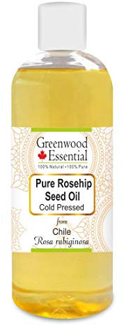 Greenwood Essential Naturreine Hagebuttenkernöl (Rosa rubiginosa) Kaltgepresst 200ml (6.76 oz)