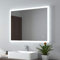 EMKE 450 X 600 mm Illuminated Backlit Led Bathroom Mirror with Bluetooth, Wall Mounted Multifunction Bathroom Vanity Mirror with Shaver Socket and Demister Pad, Energy-Saving Illuminated Smart Mirror