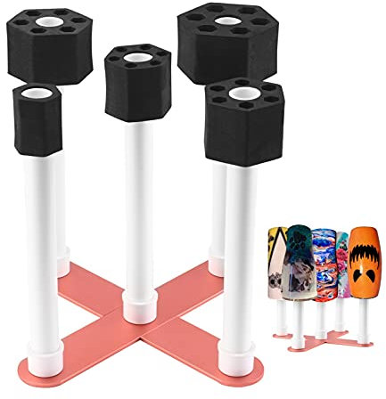 5 Cup Drying Stander Holder for Cup Turner Crafts Tumbler Cup Spinner Machine Kit Includes Tumbler Foam Insert 5PCS Cup Turner Wand Perfect for Cuptisserie Turner DIY Glitter Epoxy Tumblers (DN25)