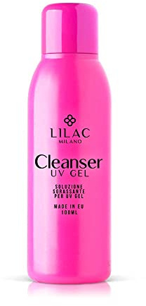 Lilac - Semipermanenter Nagellack, Cleanser Entfetter und Lösungsmittel Premium Premium für Maniküre und Pediküre, desinfiziert die Nägel und entfernt Rückstände. Made in EU - (100 ml)