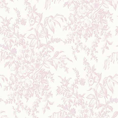 Laura Ashley Papier peint intissé Picardie Petal 1005 x 52cm Rose