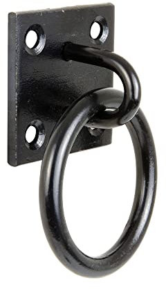 Merriway BH07695 Ring on Plate, Black