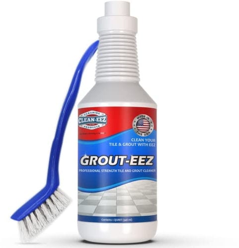 Clean-eez – Nettoyant pour joints très résistant, facile et efficace. Détruit la saleté et la crasse en toute simplicité. Sans danger pour les joints colorés. Bouteille unique et options portatives