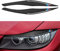 Auto Scheinwerfer Augenbraue Augenlider Aufkleber Kohlefaser Augenbrauenverkleidung Kompatibel mit BMW 3er E90 2009 2010 2011 2012 Zubehör
