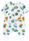 TupTam Baby Schlafsack mit Beinen und Ärmeln OEKO-TEX zertifizierte Materialien, Winterschlafsack 2,5 TOG Unisex, Farbe: Safari Afrikas Tiere Grüne Blätter, Größe: 68-74