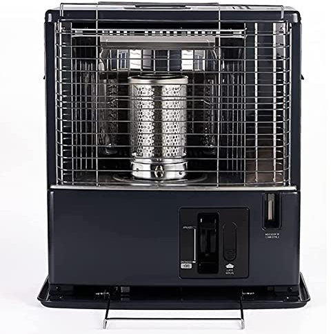 Portable Kerosene Stove Heater, 2.6 KW Kerosene Oil Heater Stove Non Electric Space Heaters, 360° Surround Heating, for Ice Fishing Backpacking Hiking for Office Room Desk Indoor Use (Black )