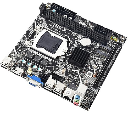 YIWENG SZMZ LGA 1155 Scheda madre desktop WiFi Home Office Gaming Scheda madre PCI-E 16X DDR3 Scheda di rete 16GB 100M SATA2.0 10 * USB2.0 WIFI M.2 NVME VGA Compatibile con HDMI,schede madri per compu
