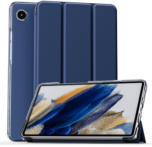 Smart Case For Samsung Galaxy Tab A9 8.7 inch Released 2023 and Model Numbers are SM-X110, SM-X115 Magnetic Stand Cover (Blue)