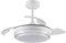 Ventilador LED aspas retráctiles Lander Mini Blanco 46W 5520 Lm CCT