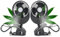 TronicXL 2 Stück Grow USB Ventilator mit Clip Klemme Klemmventilator I Clipventilator für Homebox Growbox Growschrank Secret Jardin GrowPro DiamondBox Zelsius Mars Hydro USB Mini Lüfter